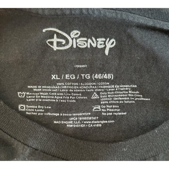 Vintage Disney Mickey Mouse Graphic T-Shirt, Black, XL - Picture 3 of 5